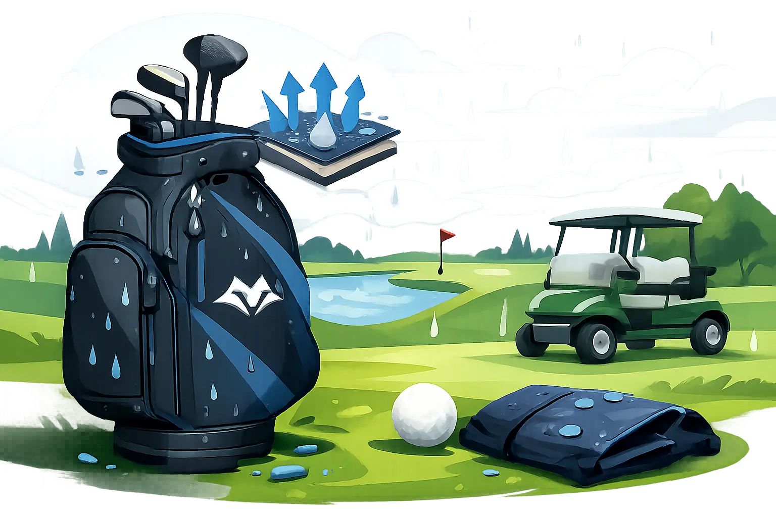 How to Choose a Waterproof Golf Cart Bag