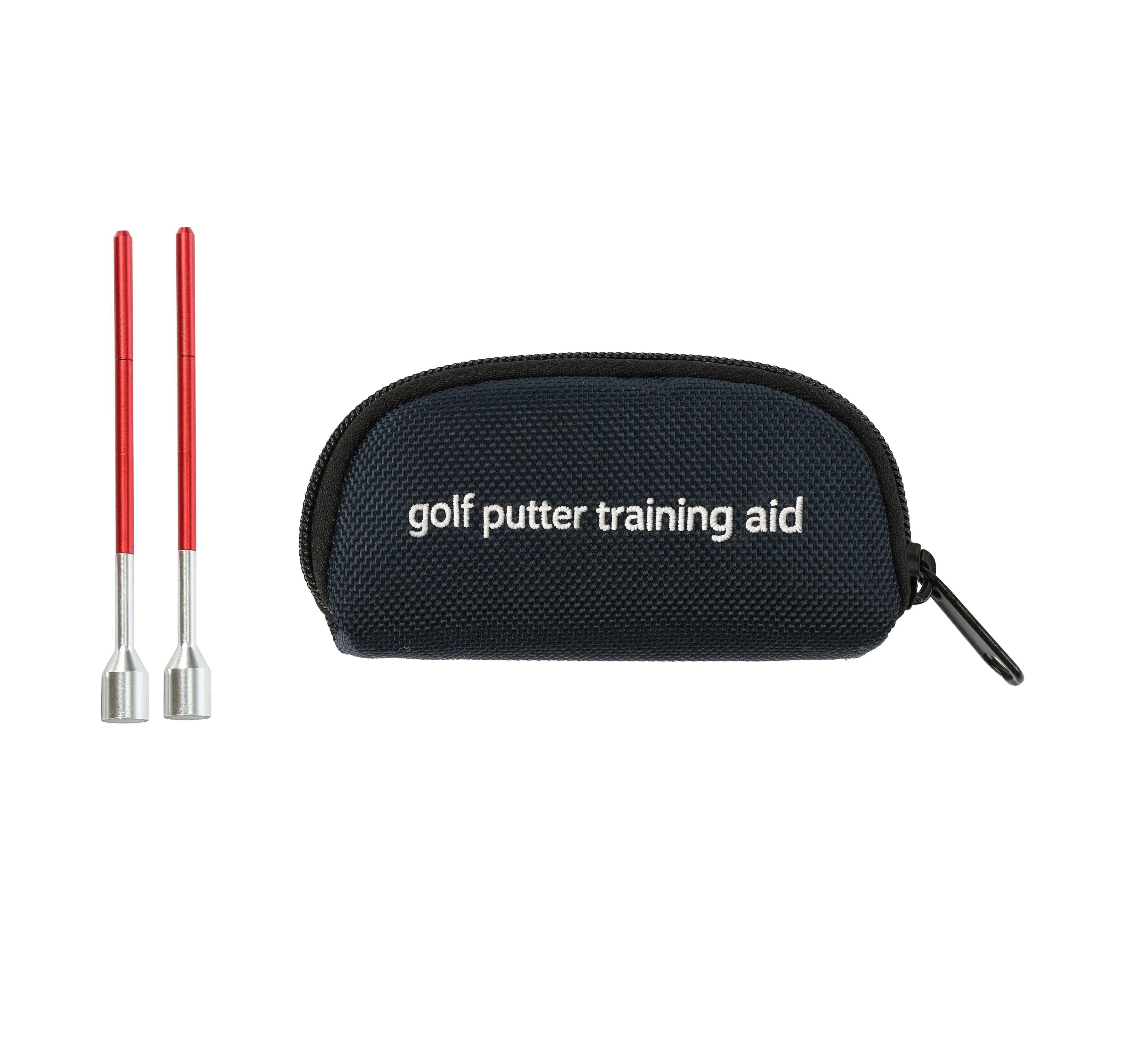 Magnetic Golf Putter Alignment Aid Training Tool - Premium Aluminum Putter Face Angle Corrector - Portable Golf Putting Precision Practice Equipment for Home & Green