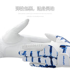 Golf Glove for Men's Left Hand White Soft Leather Breathable Professional Golf Hand Wear