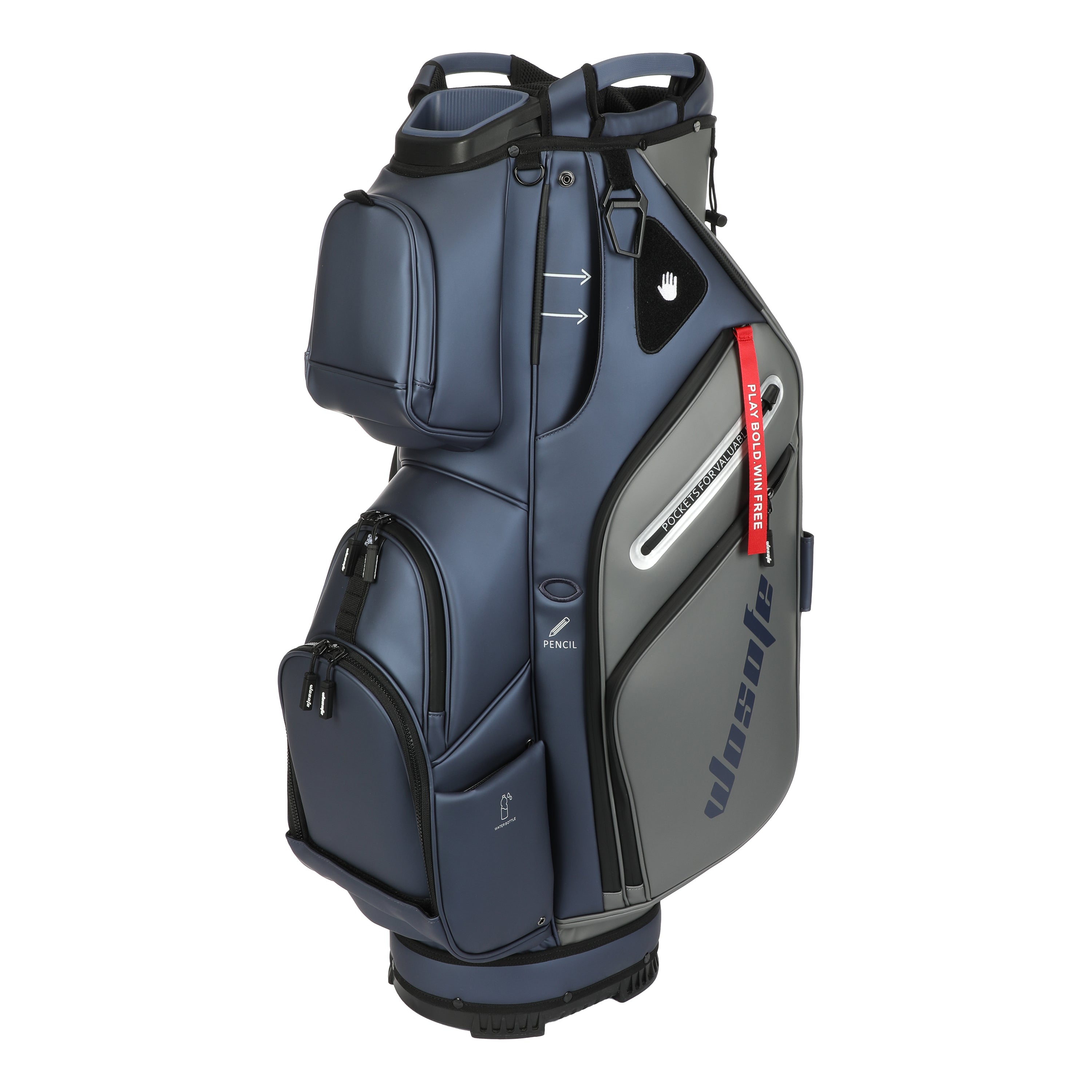 ゴルフィッカーズ golfickers CORDURA Cart Bag 新品 Premium Golf Cart Bag | 14-Way Top & Full-Length Club Dividers
