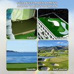 Golf Swing Trainers, Golf Putting Aid, Putter Swing Training Practice Aid|Green Hole Flag Hole CupTraining Equipment Golf Training aids,Home Indoor Outdoor Office Backyard Practice