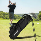 Golf Bag,Golf Stand Bag,for Men Women 3-Way Dividers Lightweight Par 3 Driving Range Executive Courses Portable and Durable with Adjustable and Detachable Dual - Shoulder Straps Rain Cover