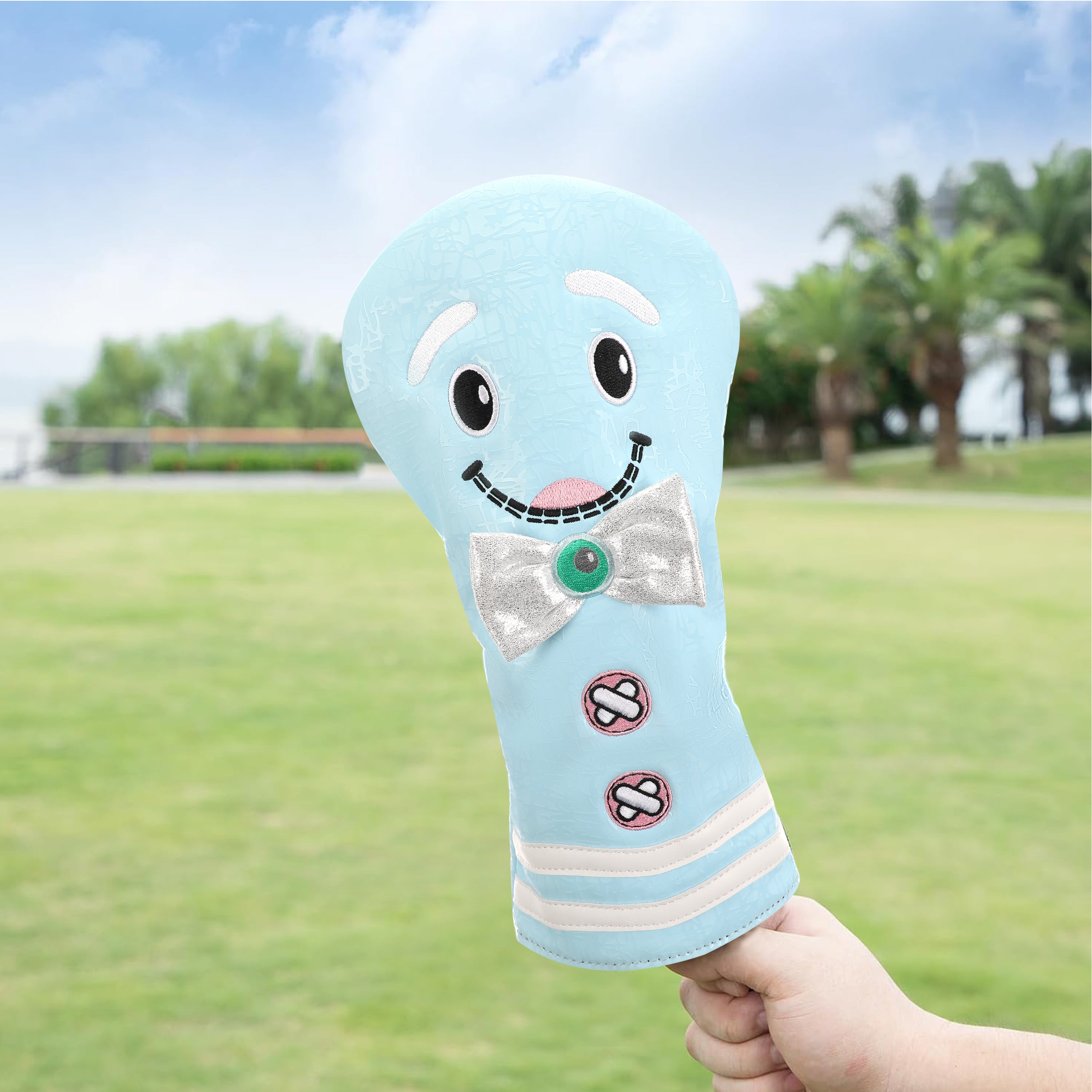 Golf Club Head Cover PU Accessory for #1 Driver And Fairway Wood