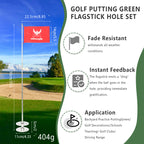 Golf Swing Trainers, Golf Putting Aid, Putter Swing Training Practice Aid|Green Hole Flag Hole CupTraining Equipment Golf Training aids,Home Indoor Outdoor Office Backyard Practice