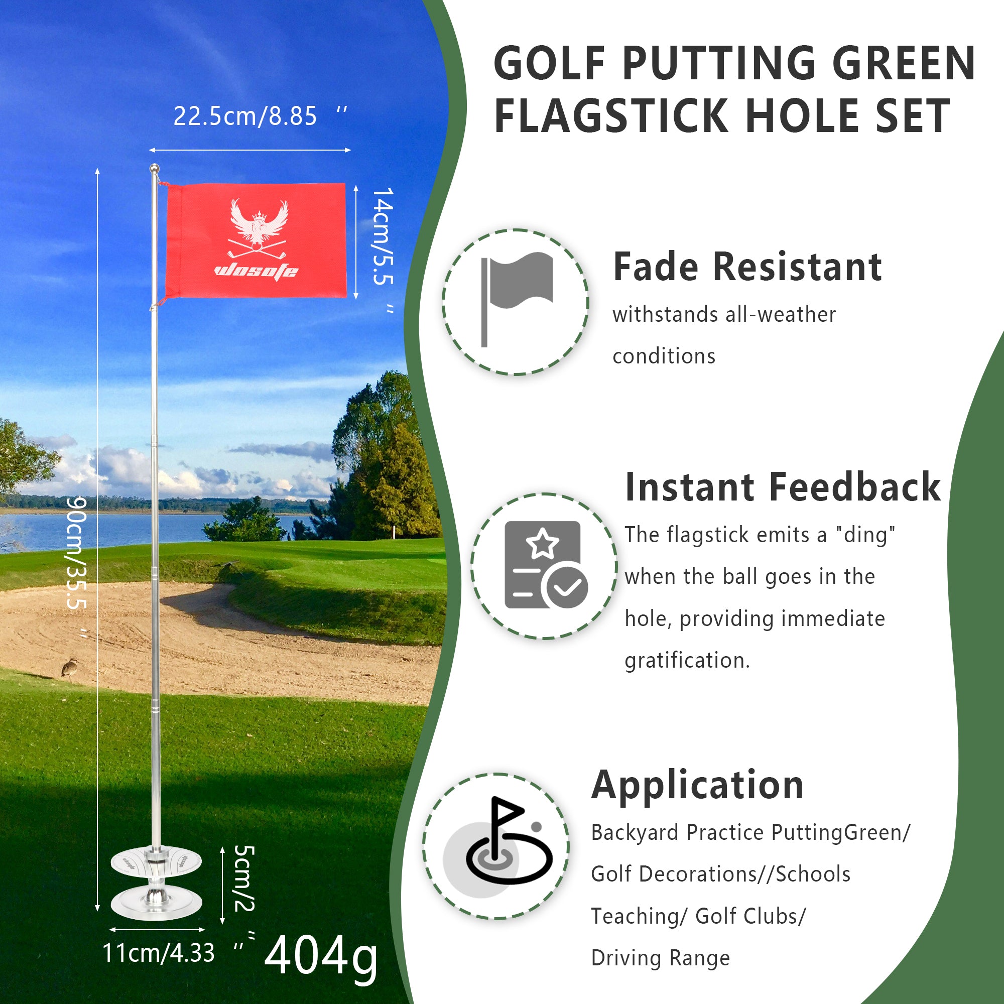 Golf Swing Trainers, Golf Putting Aid, Putter Swing Training Practice Aid|Green Hole Flag Hole CupTraining Equipment Golf Training aids,Home Indoor Outdoor Office Backyard Practice