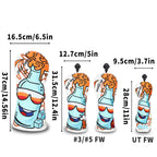 Beer Themed Golf Headcover Driver Fairway Wood Hybrid Premium PU Leather Head Cover Embroidered Design