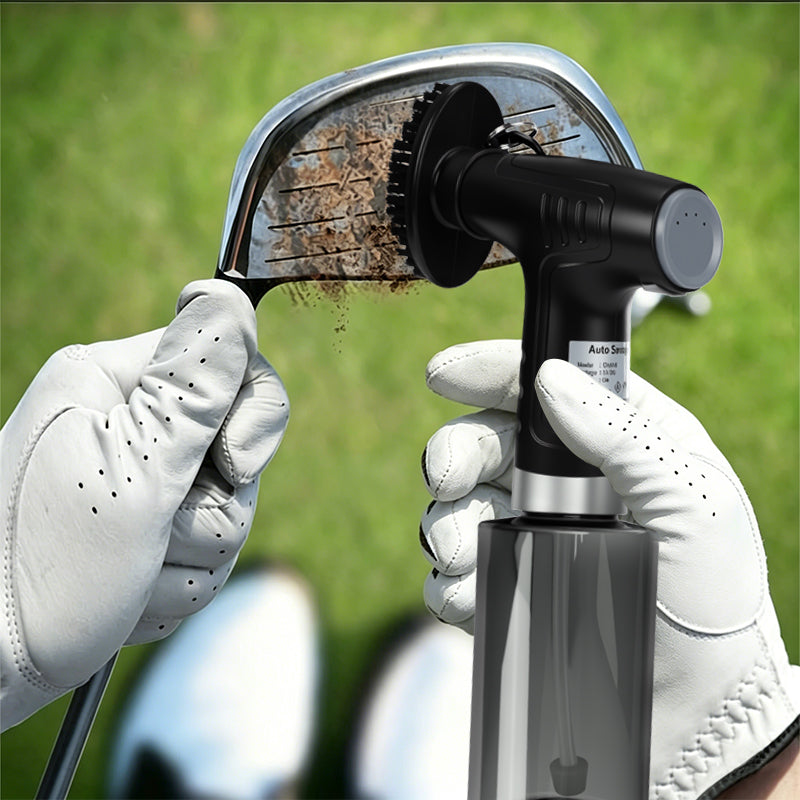 Pro Electric Golf Club Cleaner Golf Brush - USB-C Rechargeable Automatic Golf Groove Cleaning Tool with High-Speed Rotating Bristles, Waterproof & Portable, 3 Colors