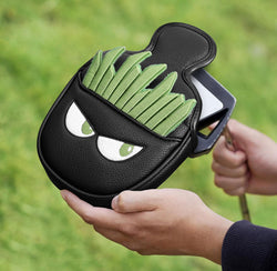 Wosofe Funny French Fries Golf Mallet Putter Cover with Strong Magnetic Closure - Premium PU Leather Putter Headcover for TaylorMade Spider, Odyssey, Scotty Cameron - Creative Golf Bag Accessories & Gift - Gear - Professional Golf Equipment