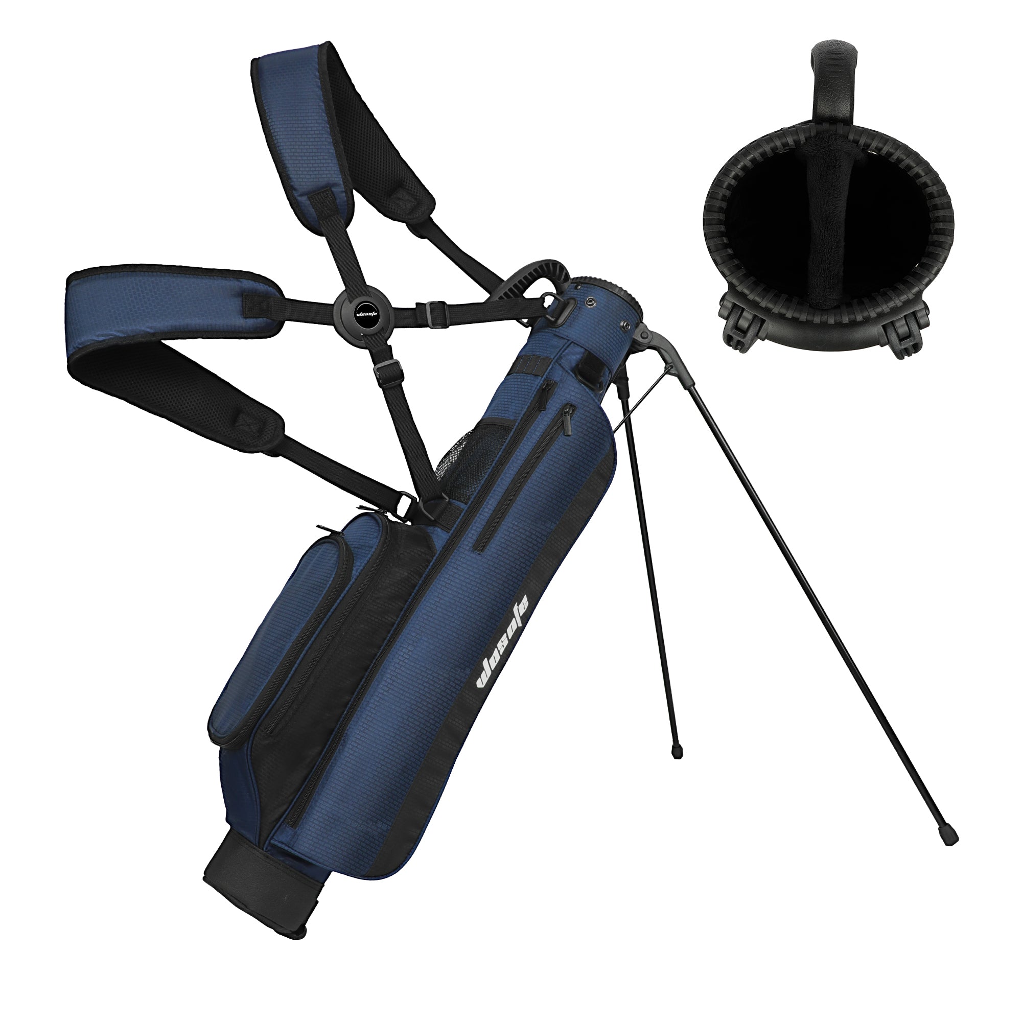 Golf Bag,Golf Stand Bag,Lightweight Small Medium Carry Bag 2-3 Way Divider Men and Women with Adjustable Shoulder Strap Multiple Pockets Golf Gun Bag with Golf Putter Covers