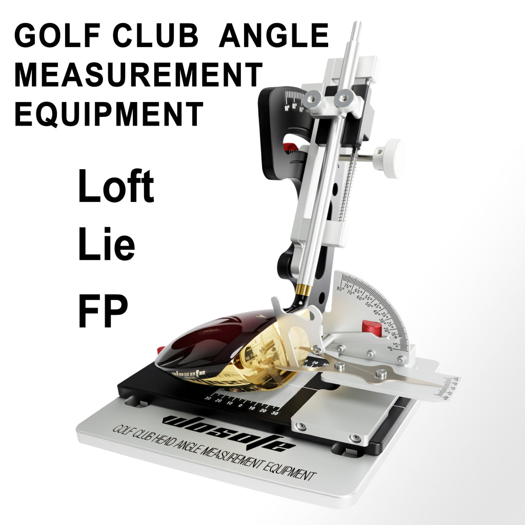 Wosofe Golf Club Head Angle Gauge, Universal Loft & Lie Measurement Tool for Drivers, Irons & Putters, Portable Swing Path Analyzer for Workshop & Training, Precision Alignment Gift for Golfers - golf works - Professional Golf Equipment