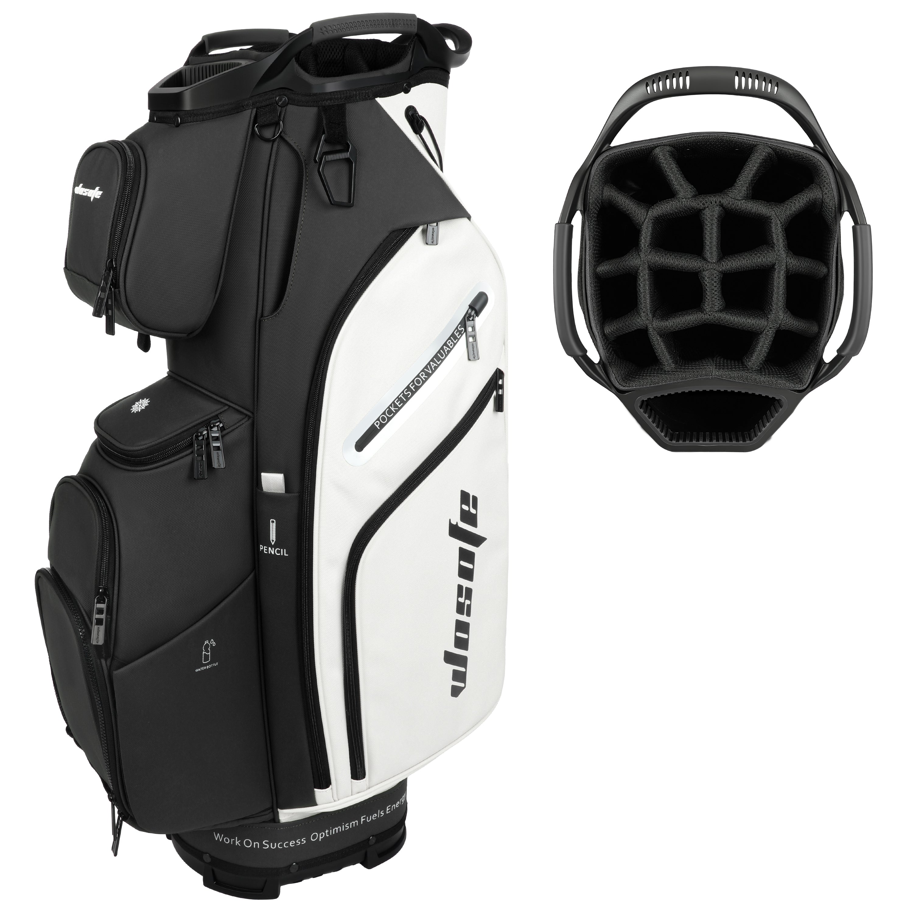 Premium Golf Cart Bag | 14-Way Top & Full-Length Club Dividers