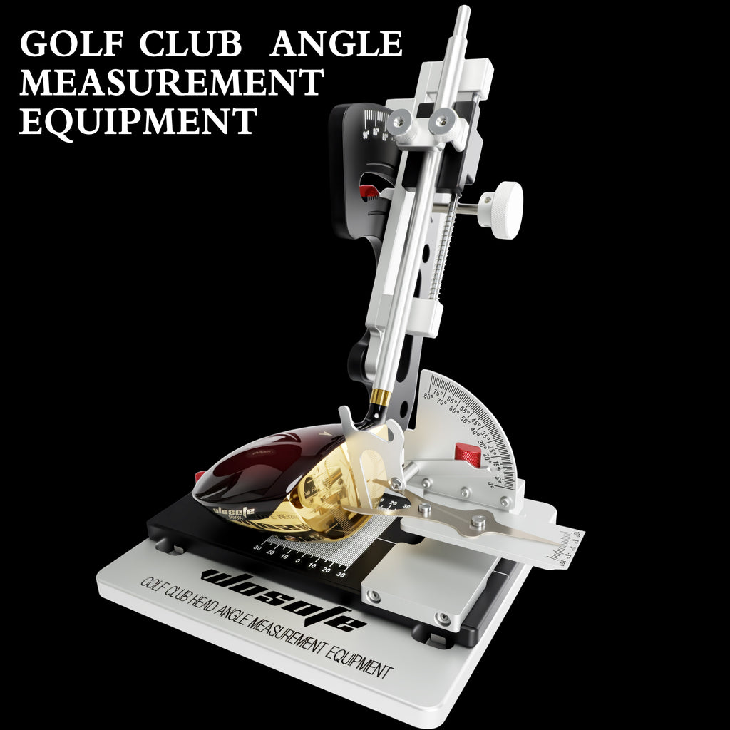 Wosofe Golf Club Head Angle Gauge, Universal Loft & Lie Measurement Tool for Drivers, Irons & Putters, Portable Swing Path Analyzer for Workshop & Training, Precision Alignment Gift for Golfers - golf works - Professional Golf Equipment
