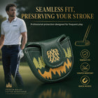 Mallet Putter Headcover-Forest Green  with Embossed W Monogram