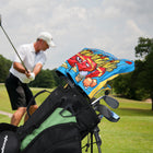 Golf Head Covers,Blue Yellow Golf Driver Cover Fariway Wood Headcover Hybrid Head Covers Golf Club Covers for Most Brand