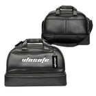 Golf Bag High Quality PU Leather Black Waterproof Golf Clothes Bag
