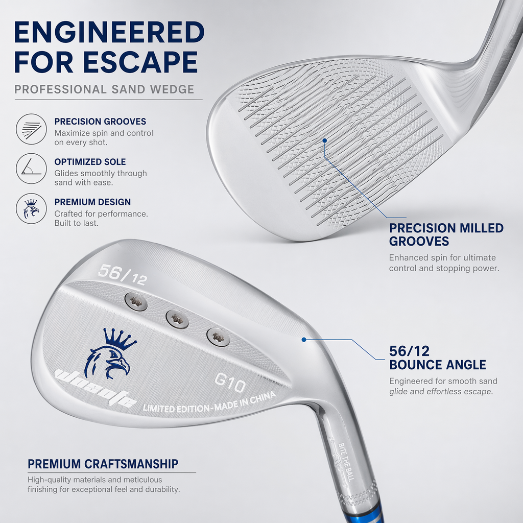 Golf Wedge Sand Pitching Chipping for Men Right Hand Legal for Tournament Play Quickly Cuts Strokes from Your Short Game