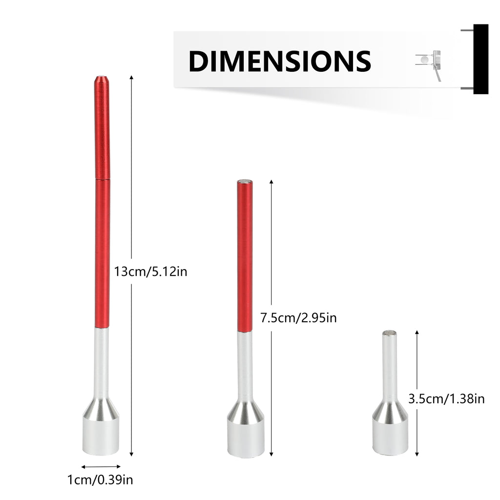 Magnetic Golf Putter Alignment Aid Training Tool - Premium Aluminum Putter Face Angle Corrector - Portable Golf Putting Precision Practice Equipment for Home & Green