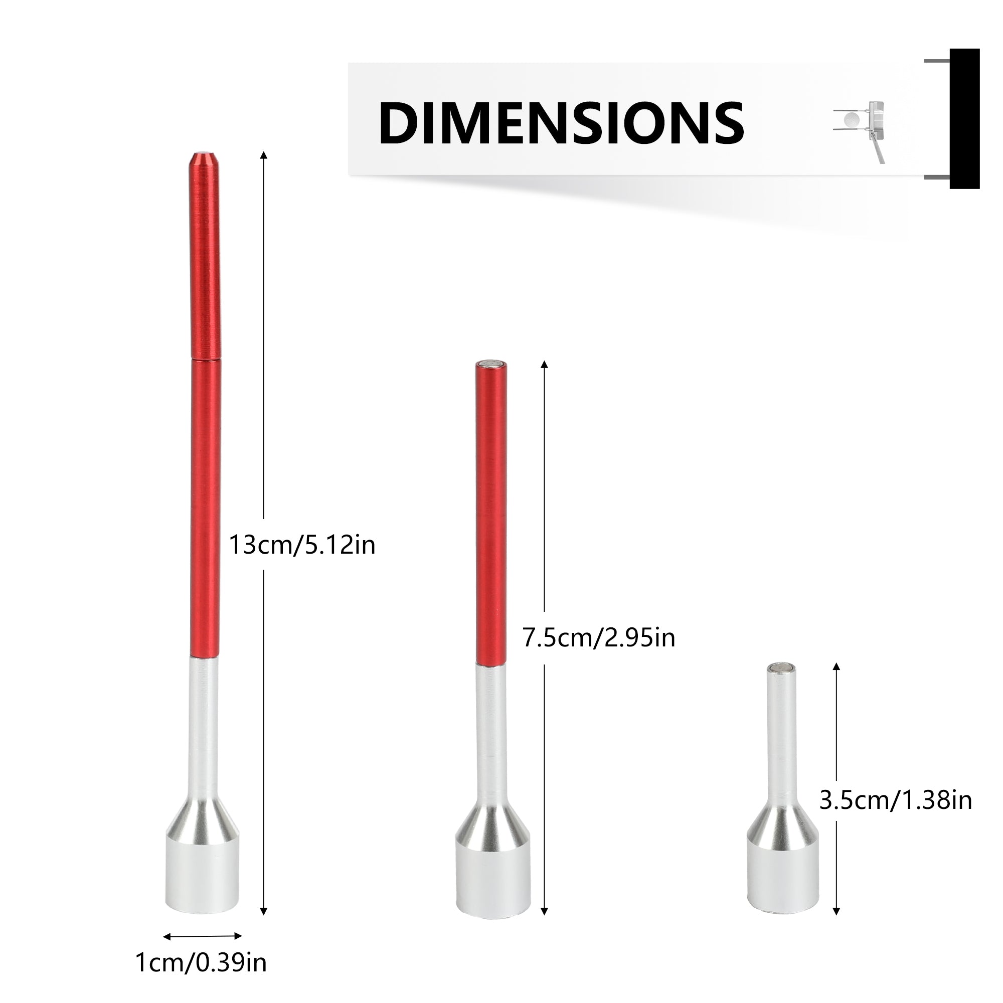 Magnetic Golf Putter Alignment Aid Training Tool - Premium Aluminum Putter Face Angle Corrector - Portable Golf Putting Precision Practice Equipment for Home & Green