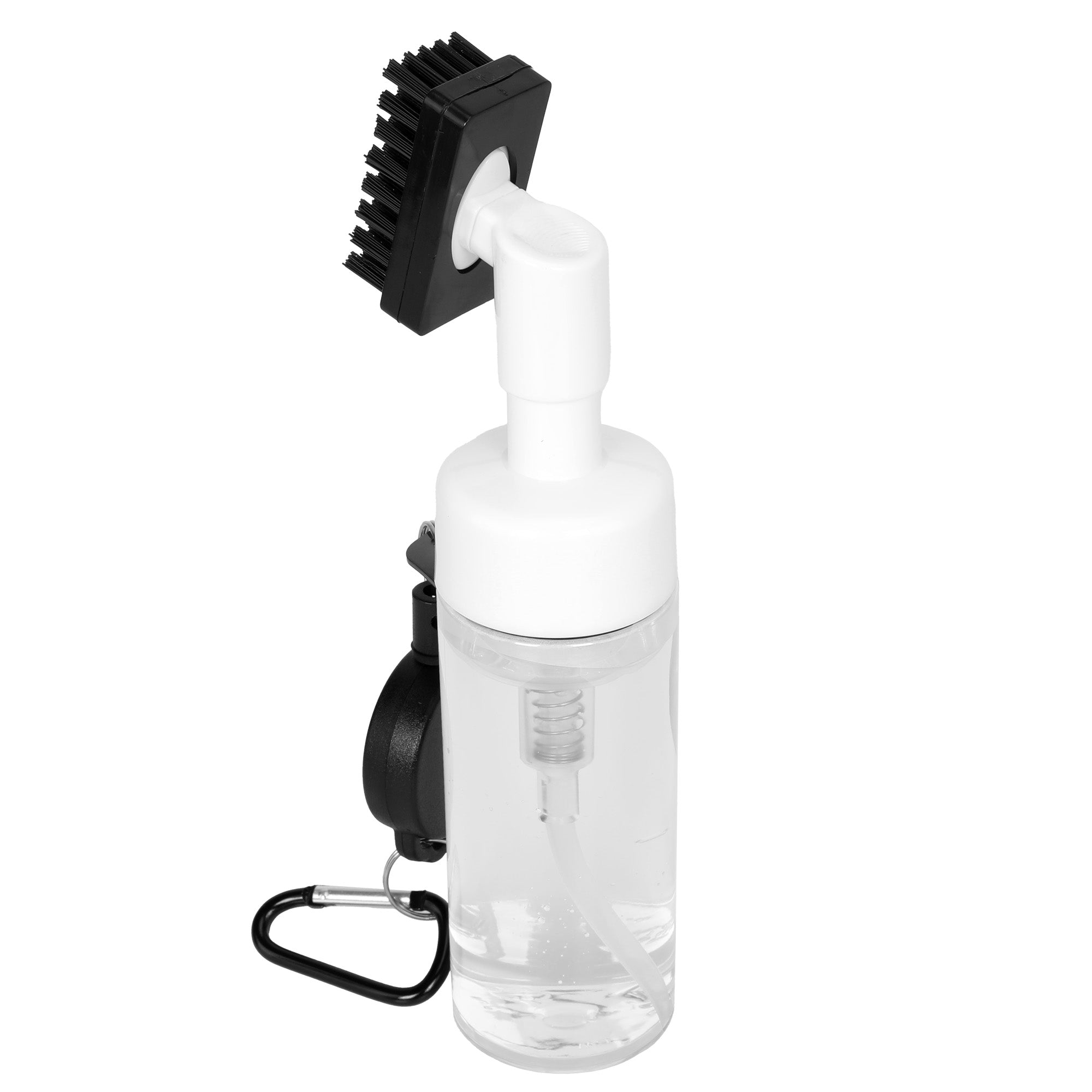 Golf Club Cleaner Brush White Press Sprayer Brush Recess Tool