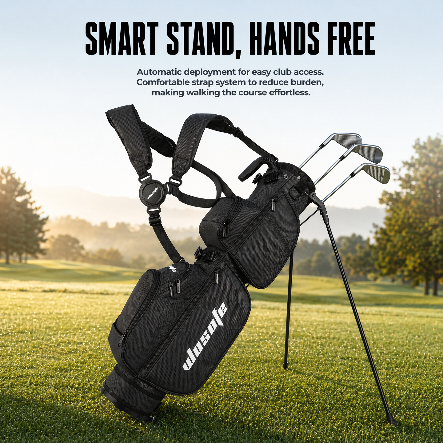 Lightweight 3-Way Golf Stand Bag  Ultra-Portable