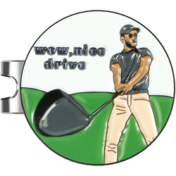Wosofe Fun Moments Ball Marker - Golf Ball Marker - Professional Golf Equipment