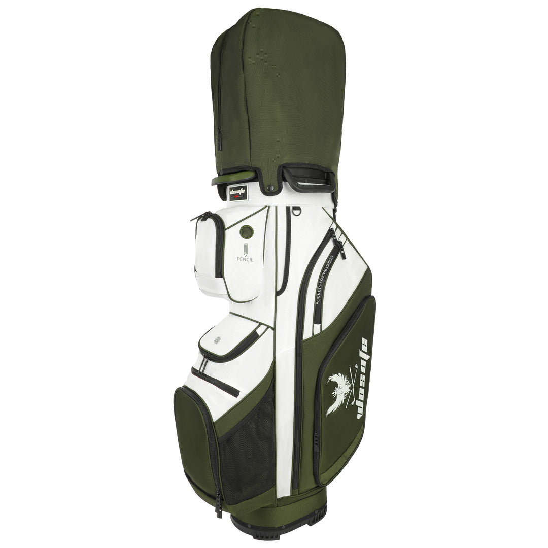 T-LOCK 14-Way Golf Cart Bag with Full-Length Dividers – Anti-Rattle Fi – WOSOFE GOLF