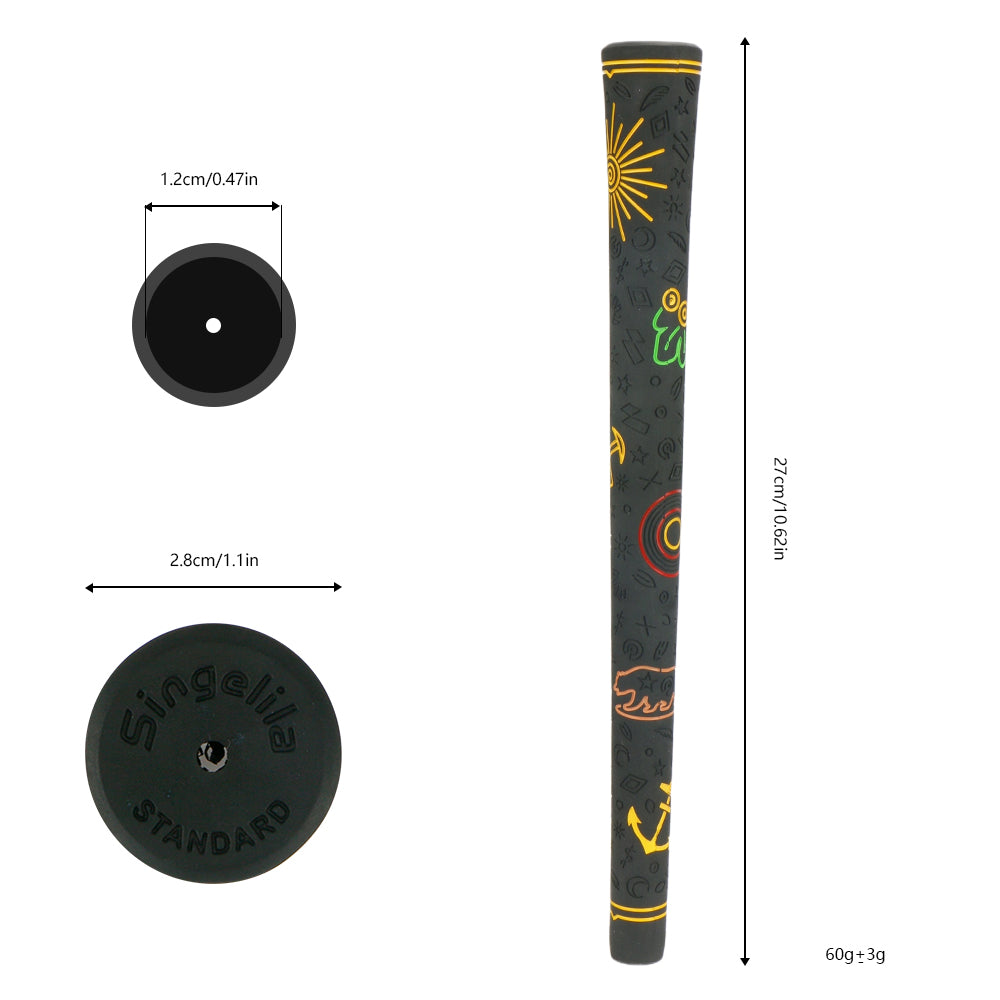 Golf Iron Grip Commercial Black Rubber Material Simple And Lightweight Wholesale Price