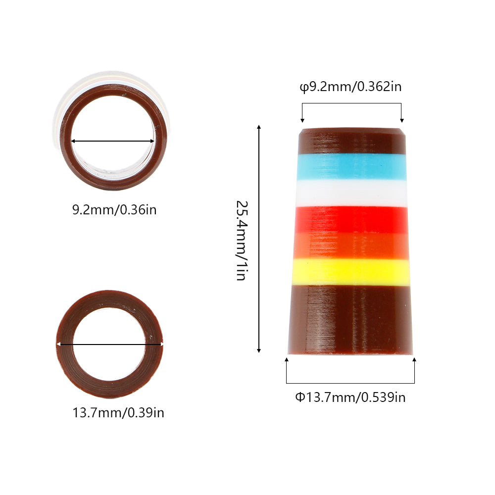 GF12 Golf Ferrules Golf Club Ferrules 12PCS/Lot Colored For Wood/Iron Shaft