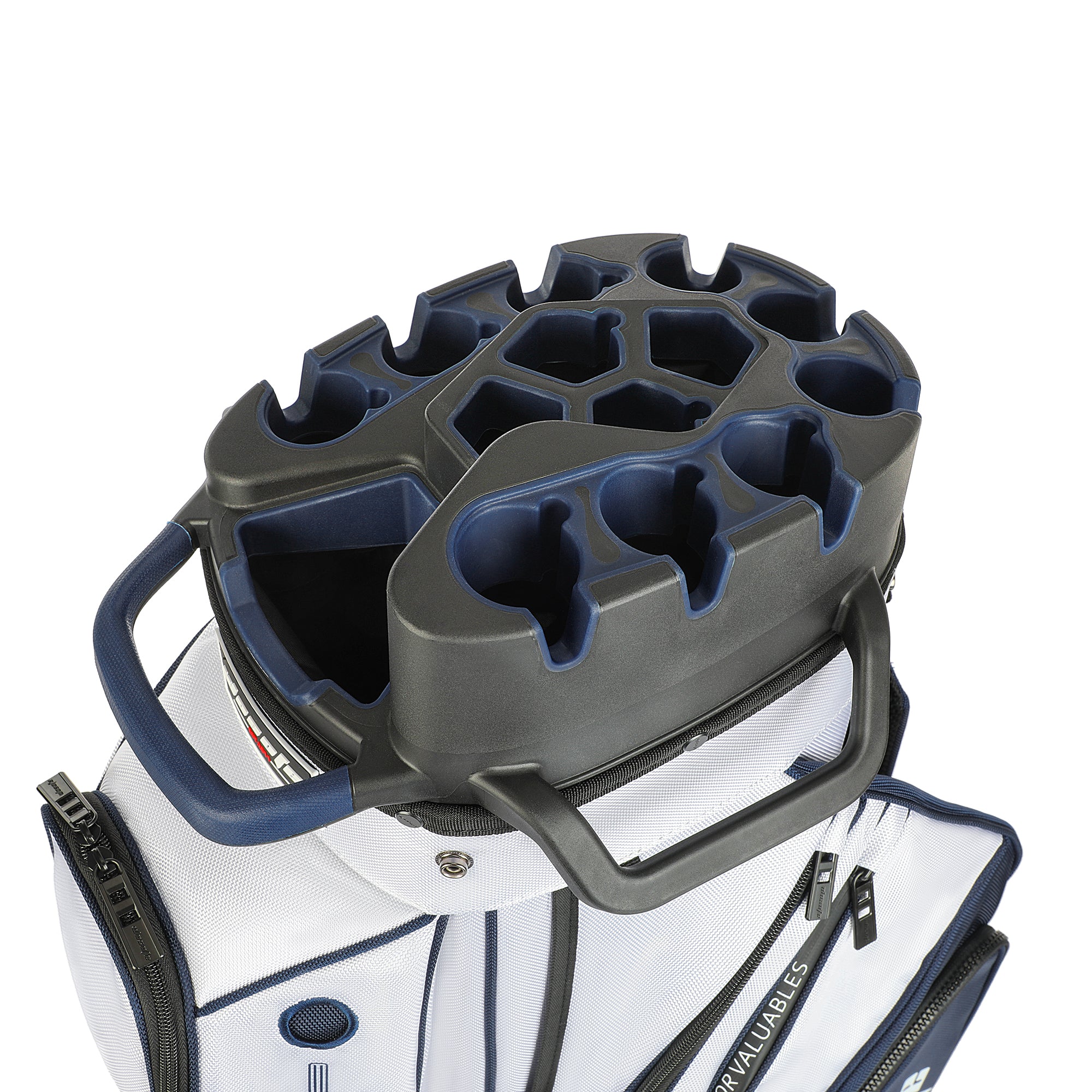 T-LOCK 14-Way Golf Cart Bag with Full-Length Dividers – Anti-Rattle Fixed Slots Organization, 13 Storage Pockets, Insulated Cooler Bag & Rain Cover – Premium Waterproof Oxford Carry Bag for Men & Women(Free Shipping)