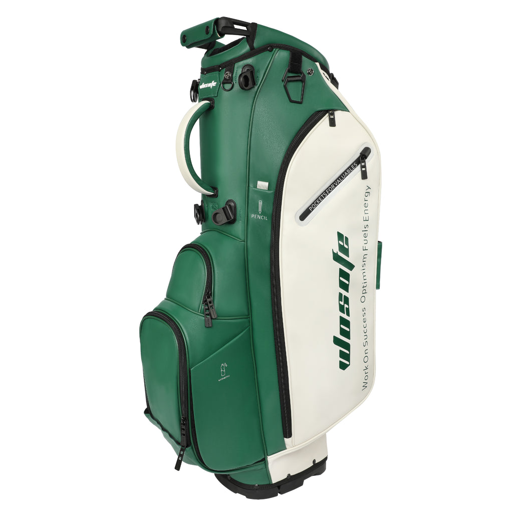 Wosofe JM9001 Golf Stand Bag  Premium PU Leather 6-14Way(Free Shipping)