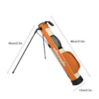 Golf Stand Bag,Lightweight Small Golf Bag,with Dual Strap Easy Carry 2 Way Dividers Multiple Pockets Golf Gun Bag with 2 Golf Wood Head Covers