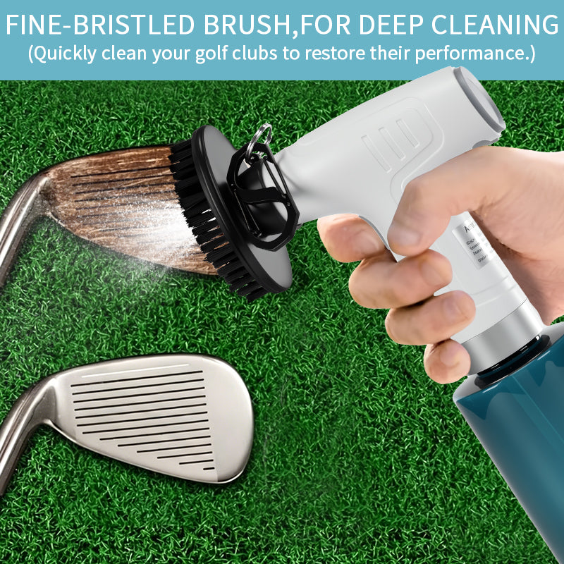 Pro Electric Golf Club Cleaner Golf Brush - USB-C Rechargeable Automatic Golf Groove Cleaning Tool with High-Speed Rotating Bristles, Waterproof & Portable, 3 Colors