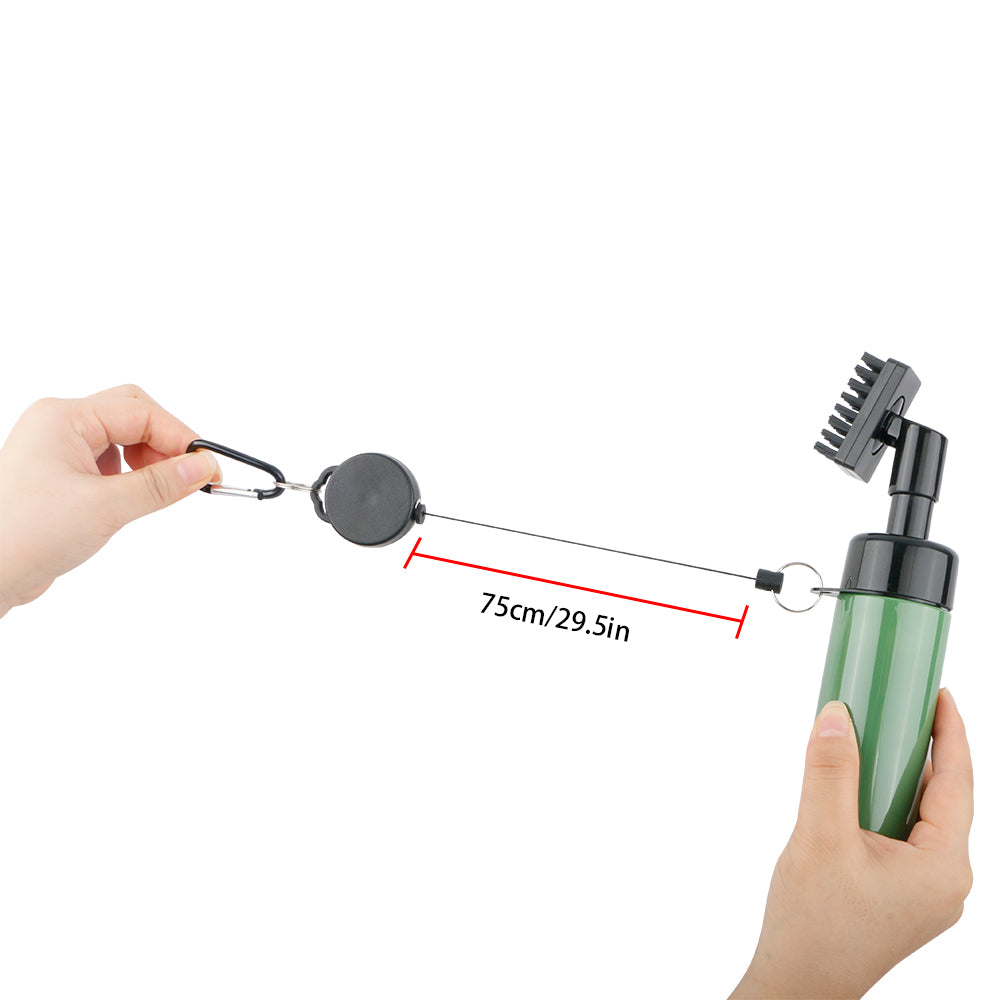 Golf Club Cleaner Brush Leak-Proof Water Spray Bottle for 5 Ounces Of Water Club Head Groove Cleaning Tool