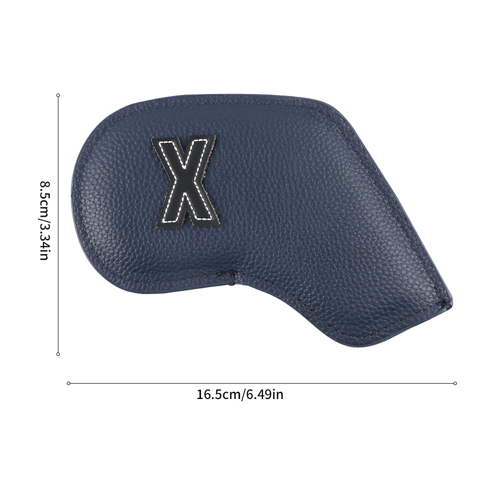 Iron Golf HeadCover,Set Bright Dual Color Numbered