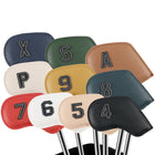 Iron Golf HeadCover,Set Bright Dual Color Numbered