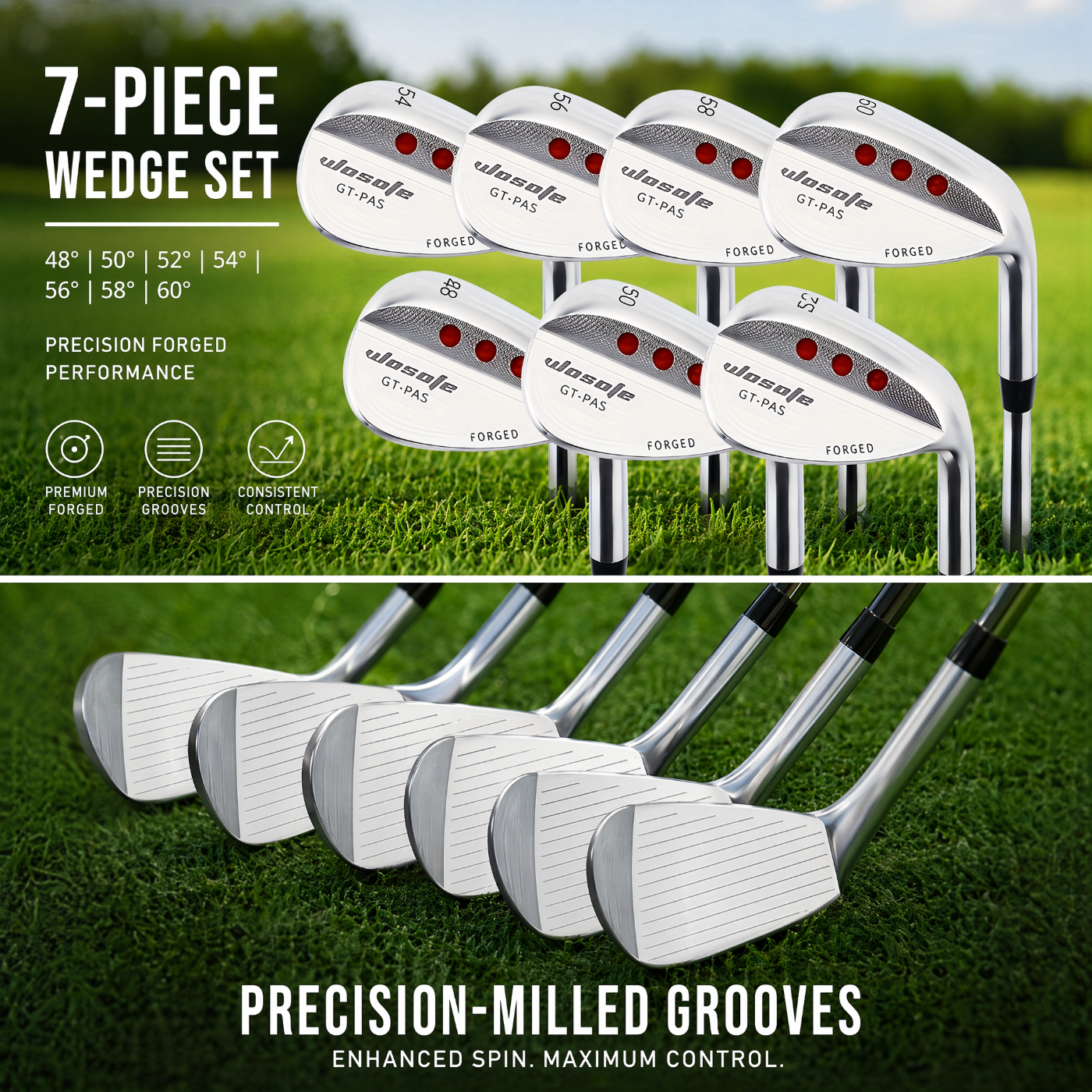 Precision Crafted Golf Wedge