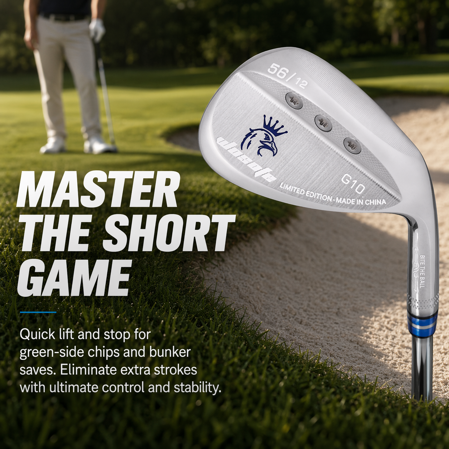 Golf Wedge Sand Pitching Chipping for Men Right Hand Legal for Tournament Play Quickly Cuts Strokes from Your Short Game