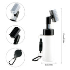 Golf Club Cleaning Brush Golf Brush with Spray Bottle Holds 5 oz Water Golf Club Cleaning Kit with Cover and Retractable Clip
