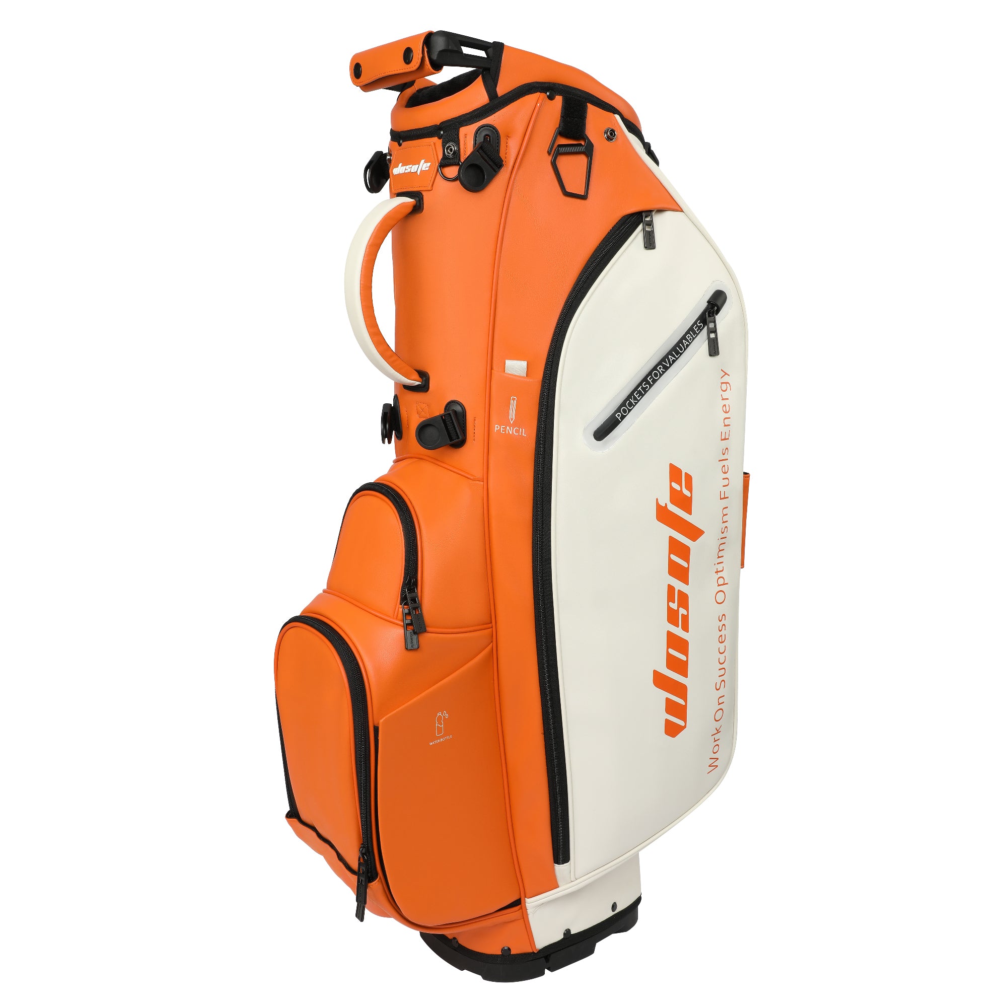 Wosofe JM9001 Golf Stand Bag  Premium PU Leather 6-14Way(Free Shipping)