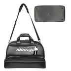 Golf Bag High Quality PU Leather Black Waterproof Golf Clothes Bag
