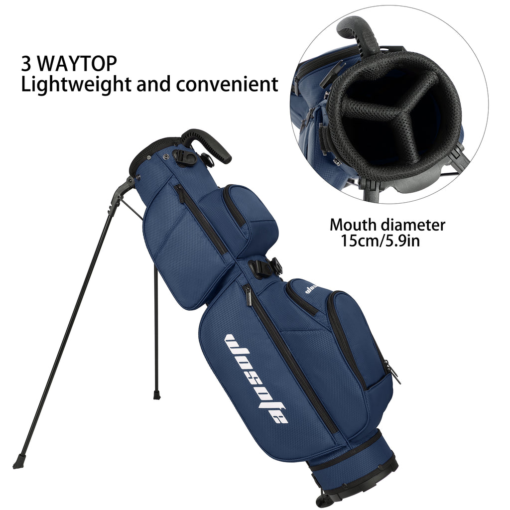 Lightweight 3-Way Golf Stand Bag  Ultra-Portable