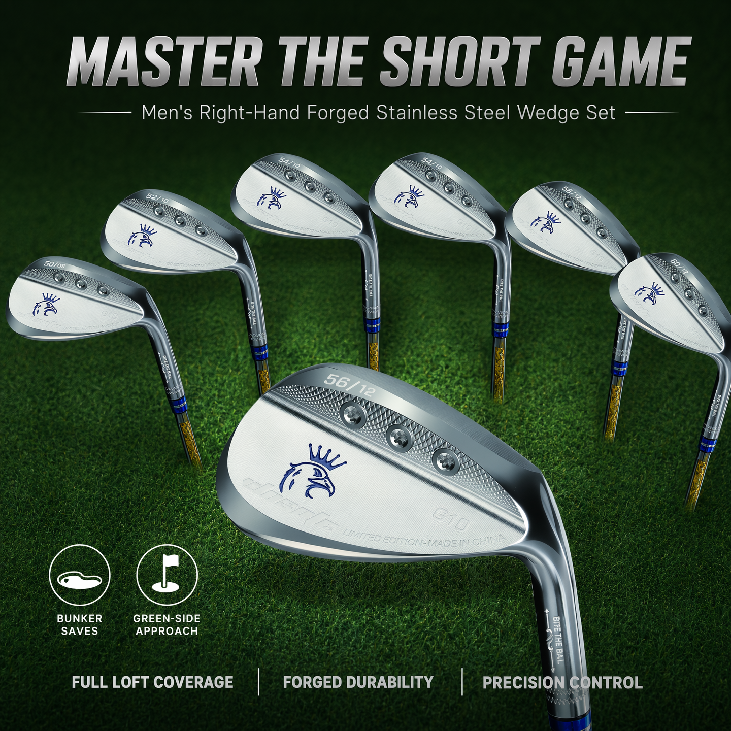 Golf Wedge Sand Pitching Chipping for Men Right Hand Legal for Tournament Play Quickly Cuts Strokes from Your Short Game