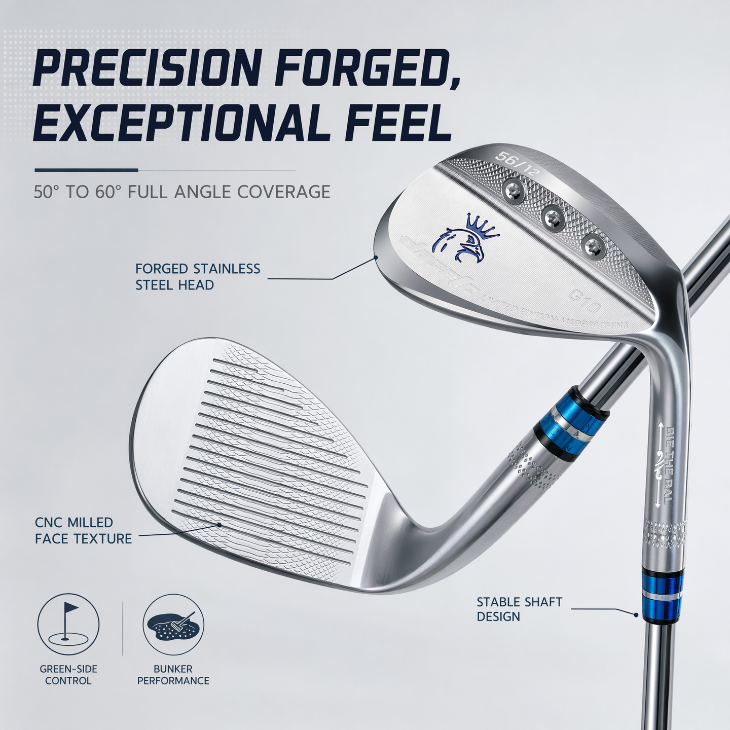 Golf Wedge Sand Pitching Chipping for Men Right Hand Legal for Tournament Play Quickly Cuts Strokes from Your Short Game