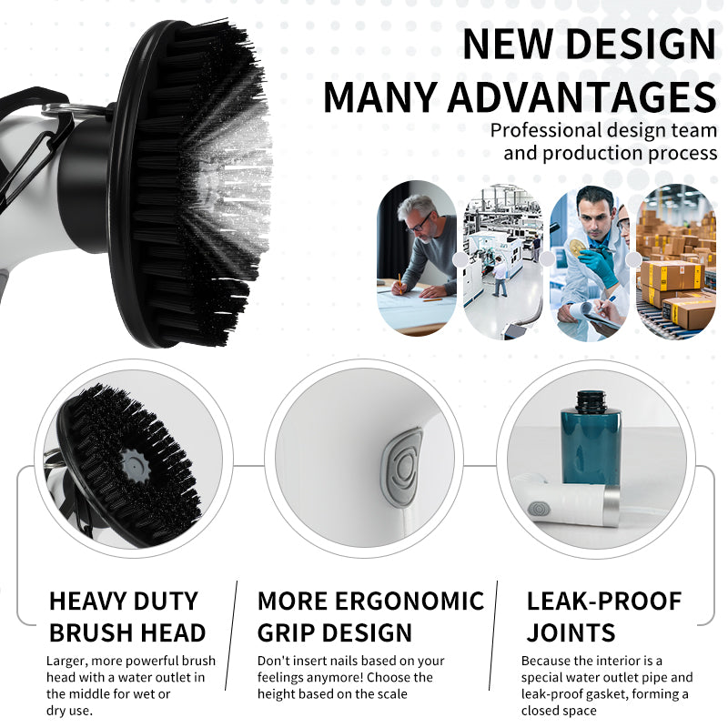 Pro Electric Golf Club Cleaner Golf Brush - USB-C Rechargeable Automatic Golf Groove Cleaning Tool with High-Speed Rotating Bristles, Waterproof & Portable, 3 Colors