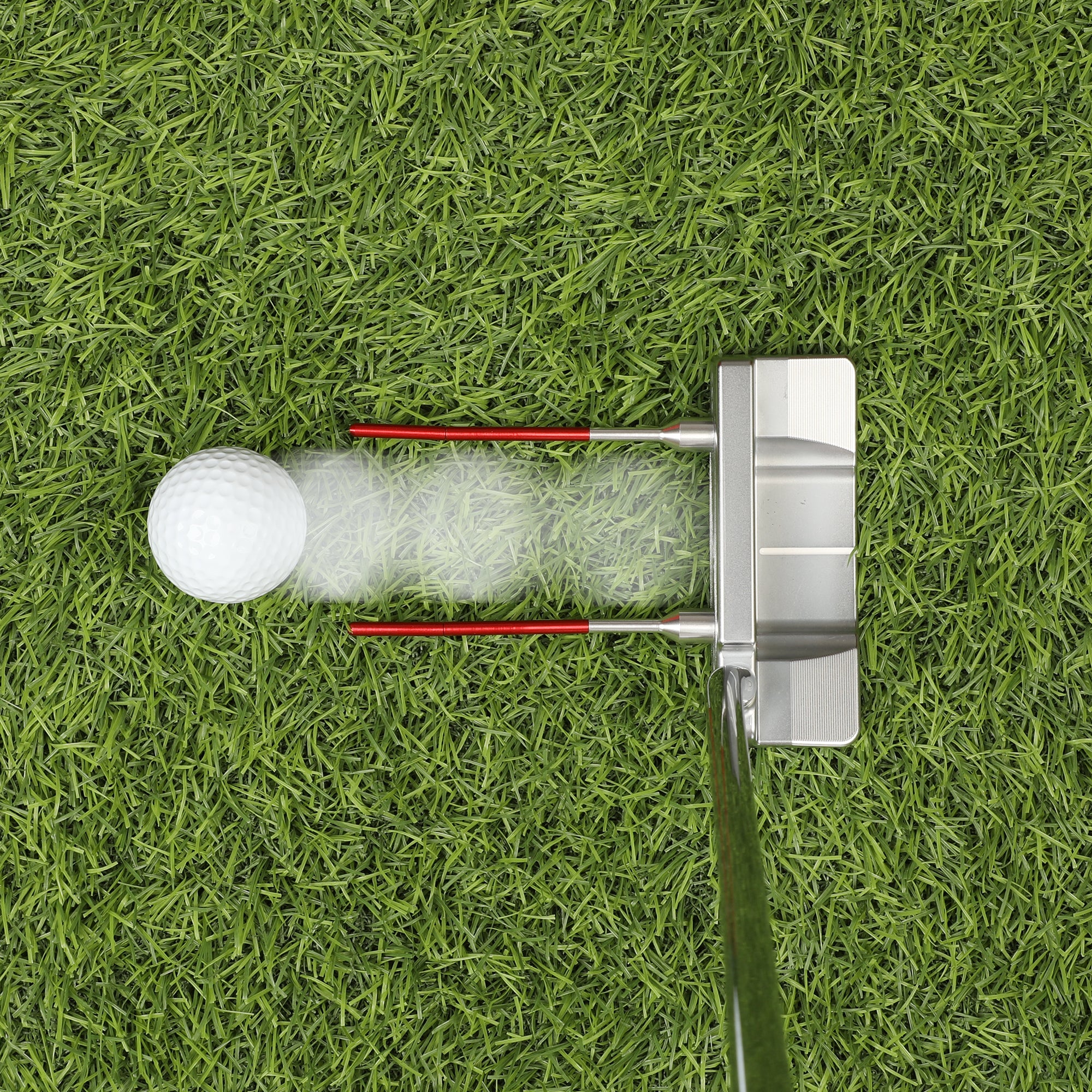 Magnetic Golf Putter Alignment Aid Training Tool - Premium Aluminum Putter Face Angle Corrector - Portable Golf Putting Precision Practice Equipment for Home & Green