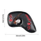 Golf Iron Headcover 9pcs Thick Synthetic Leather Golf Iron Head Covers Set Fit All Brands Skull Theme Embroidery Iron Cover Set
