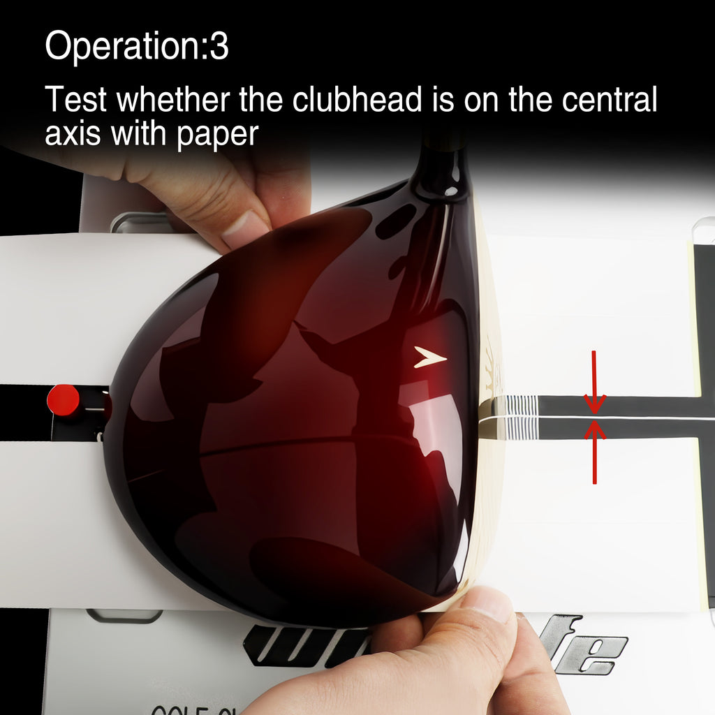 Wosofe Golf Club Head Angle Gauge, Universal Loft & Lie Measurement Tool for Drivers, Irons & Putters, Portable Swing Path Analyzer for Workshop & Training, Precision Alignment Gift for Golfers