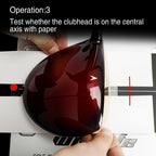 Wosofe Golf Club Head Angle Gauge, Universal Loft & Lie Measurement Tool for Drivers, Irons & Putters, Portable Swing Path Analyzer for Workshop & Training, Precision Alignment Gift for Golfers