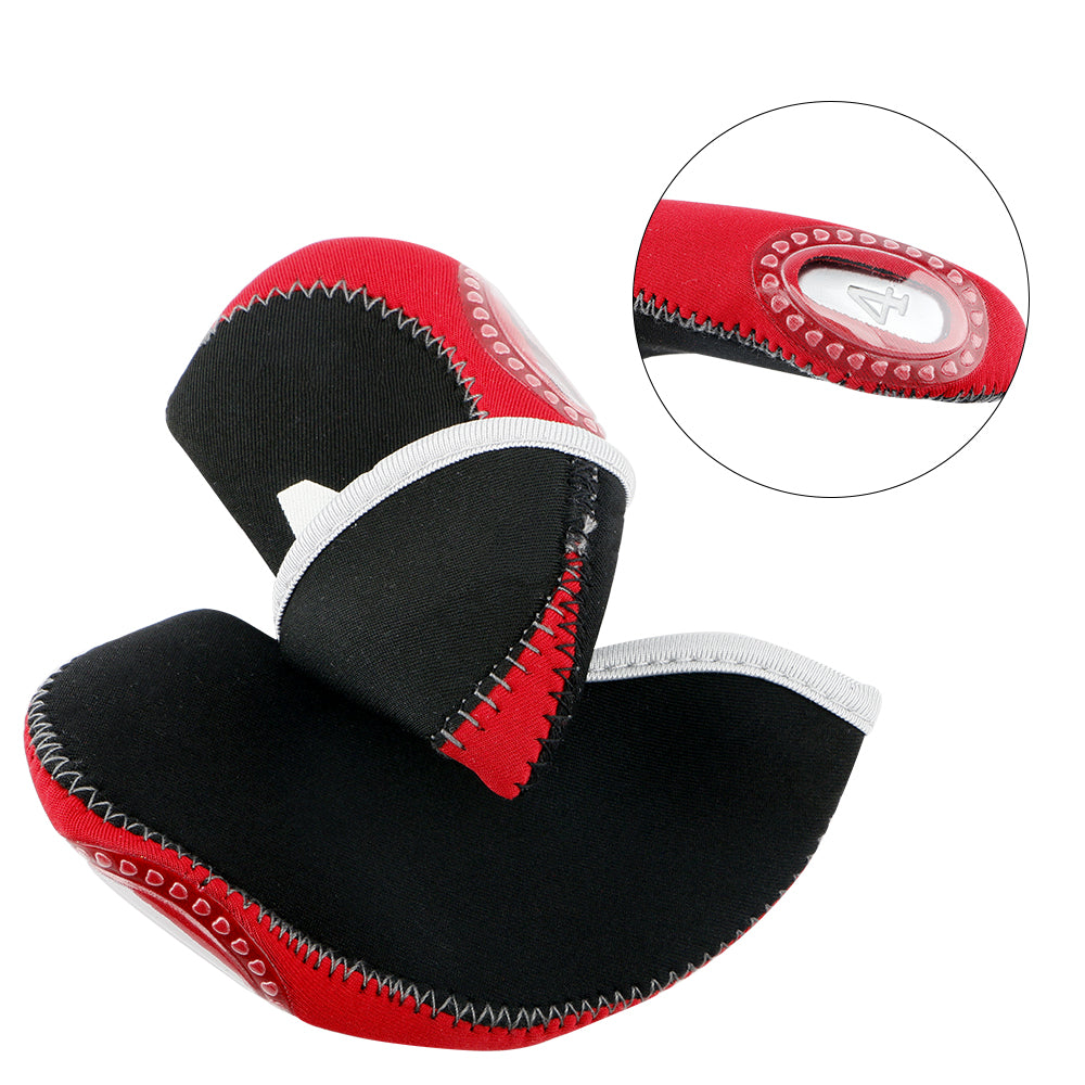 Golf Club Iron Head Covers Set High-quality Neoprene Lightweight Durable 10PCS Protective Covers for Irons