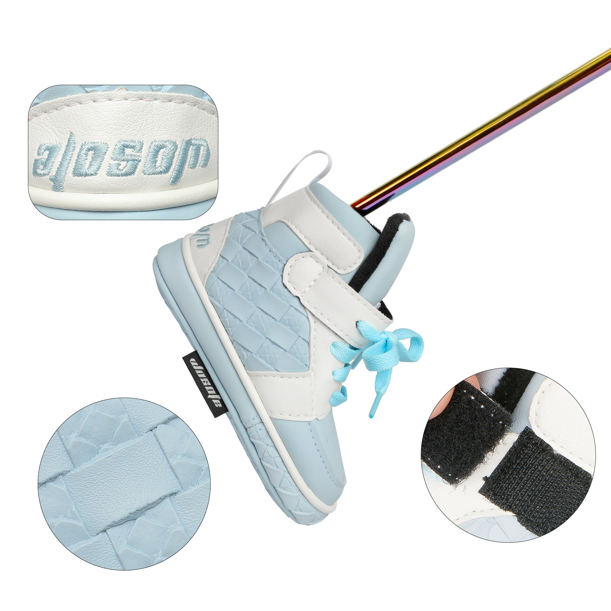 Golf Club Headcover Shoe Shape One-Line Putter Covers